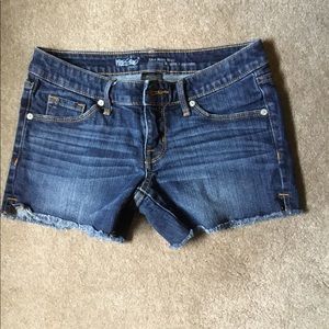 Mossimo denim mid rise midi shorts
